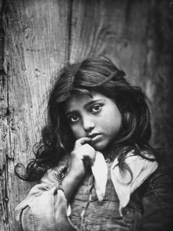 Unknown Artist portrait of a small sicilian girl of common class